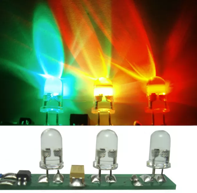 SMD LED BELEUCHTUNGSSET 9-tlg. mit Anschlußmodul Orange Blinklicht Spur H0  C2847 EUR 9,99 - PicClick DE