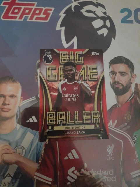 Topps Premier League 2026 – Mega Tin Big Game Baller Con 43 Cartas Y 3 Exclusivas LE