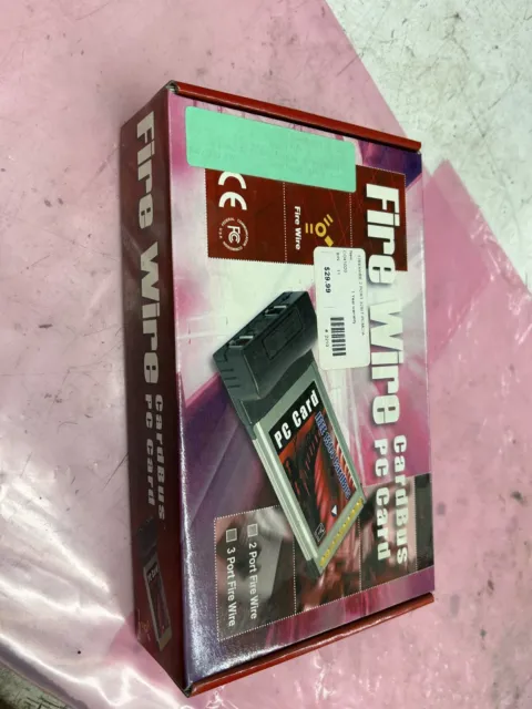 FireWire IEEE 1394 PCMCIA Cardbus - 2 Ports