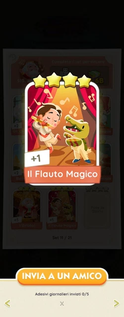 CARTA MONOPOLY GO Il Palco È Tuo 5 ⭐⭐️⭐️⭐️⭐️ SET 24 EUR 4,00 - IT - Foto 9