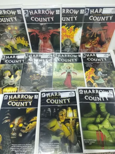 Harrow County #1 2 3 4 5 6 7 8 9 10 11 12 Dark Horse Comic book Lot Run NM
