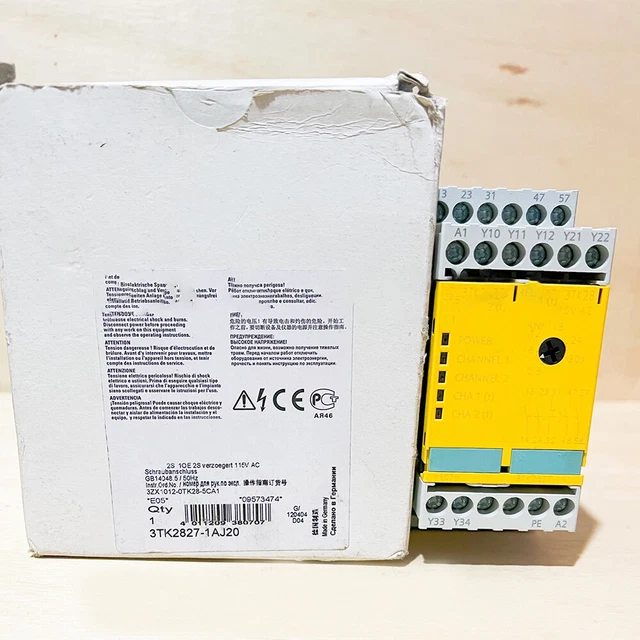 3TK2827-1AJ20 115V Safety Relay For Siemens