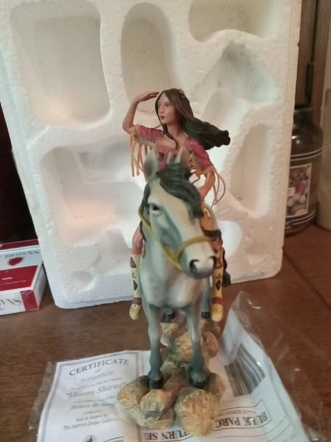 Native American  Sisters In Spirit "VISIONS SHARED. Ashton Drake Galleries  NIB
