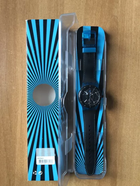 Swatch Automatic Sistem51 Blue Suts401 Limited Edition Gently Used