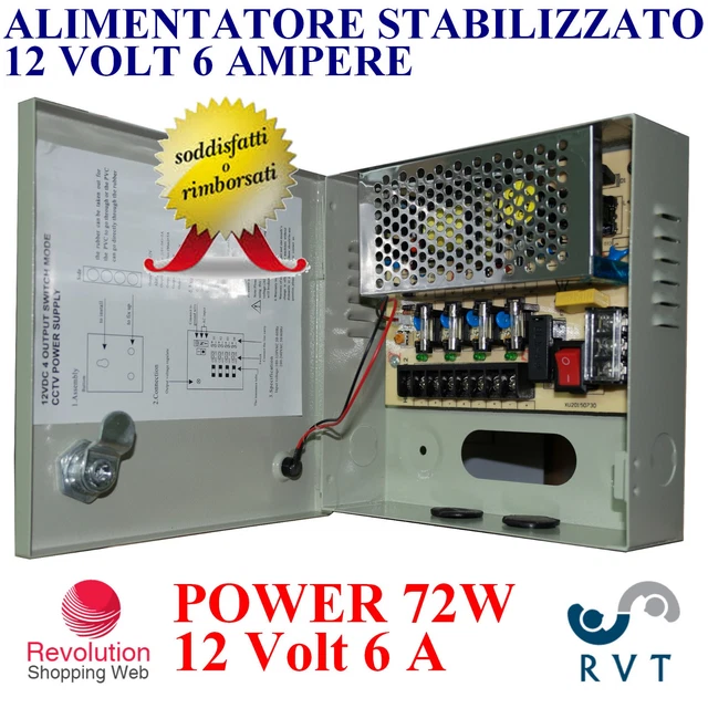 ALIMENTATORE A COMMUTAZIONE 12V/3.3A/PA4 - Con Custodie A Parete - Delta - Foto 9