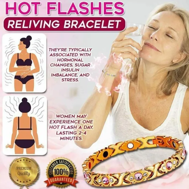 Hot Flashes Energy Menopause Reliving Bracelet Health Bracelets  Women