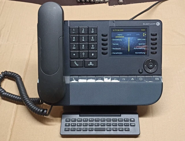 TOP!!! ALCATEL LUCENT 8058s Premium IP DeskPhone WIE NEU!!! 10 STÜCK