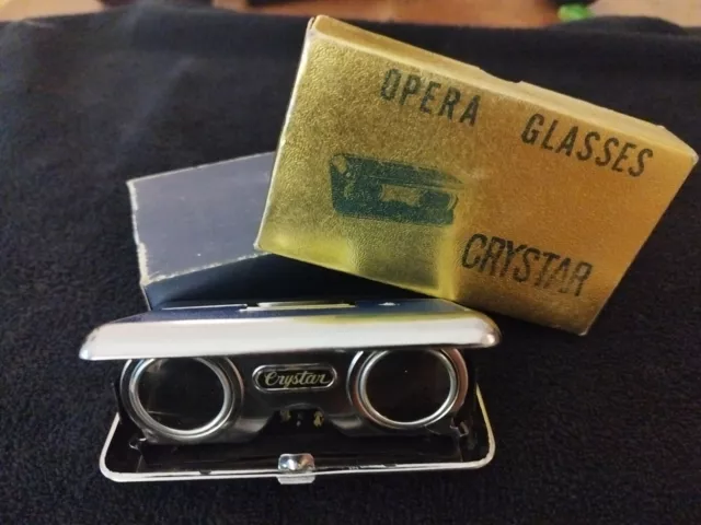 CRYSTAR vintage folding opera glasses