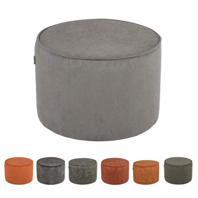 LABEL51 Pouf 55x55x40 cm velour stool seat stool several selection vidaX