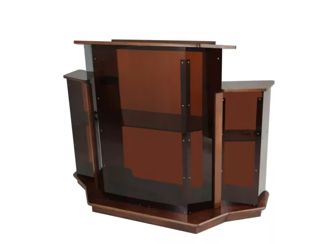 Large Delux Church Pulpit 61" Wide X 24" Deep X 47" Tall Wood Acrylic Preach Lec