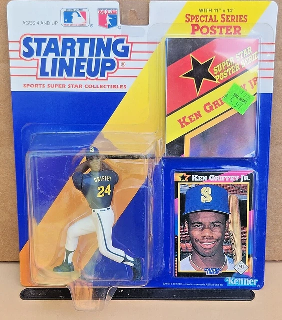 Ken Griffey Jr Seattle Mariners Starting Line Up MLB Baseball 1992 Poster Card