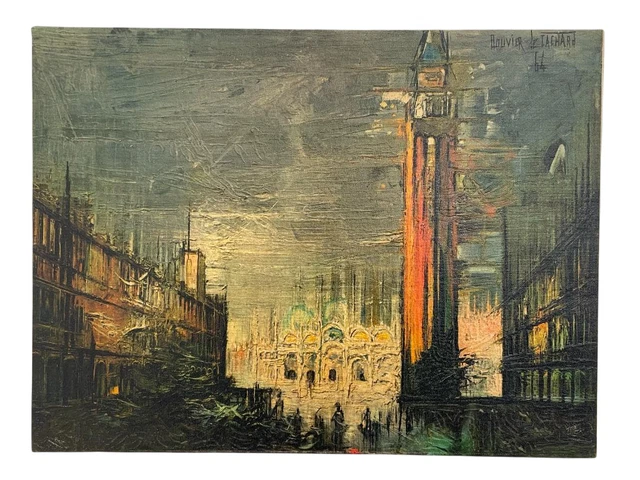 ★Bouvier De Cachard 64 油彩画 都市の風景 アンティーク Bouvier De Cachard 64 油彩画 都市の風景 アンティーク - メルカリ