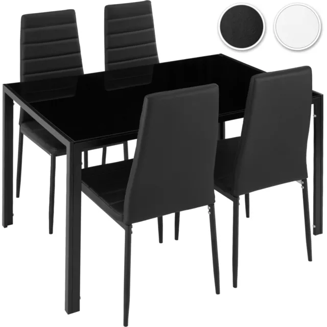 Esszimmergruppe Essgruppe 4 Stühle Sitzgruppe Esstisch Esszimmer Stuhl Tisch Set