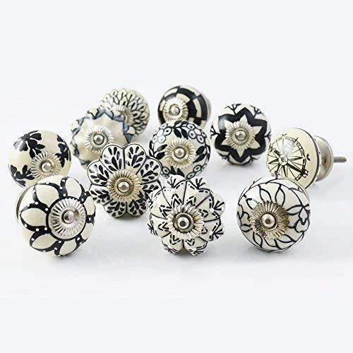 Wholesale Ceramic Cupboard Cabinet Door Knobs Drawer Pulls & Chrome Hardware