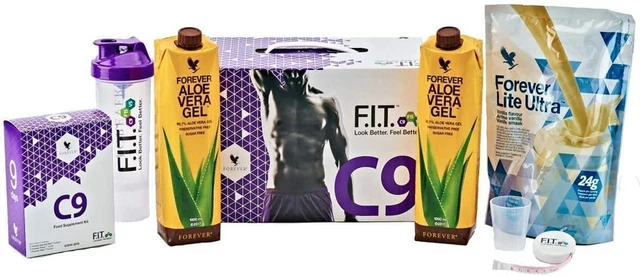 Paquete de desintoxicación Forever Living Clean 9 vainilla (Nuevo C9) - Programa de peso y limpieza