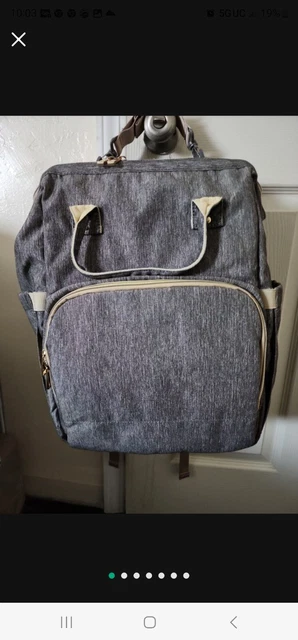 Baby Diaper Bag Backpack with Bassinet Crib Bed Folding Large-capacity Mommy Bag