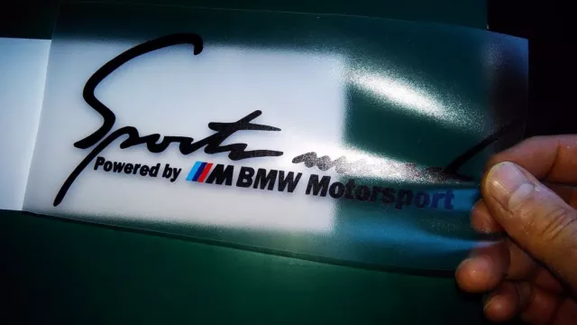 BMW decals Sports Mind Vinyl M Performance Sticker M3 M5 M6 Auto sport  tuning
