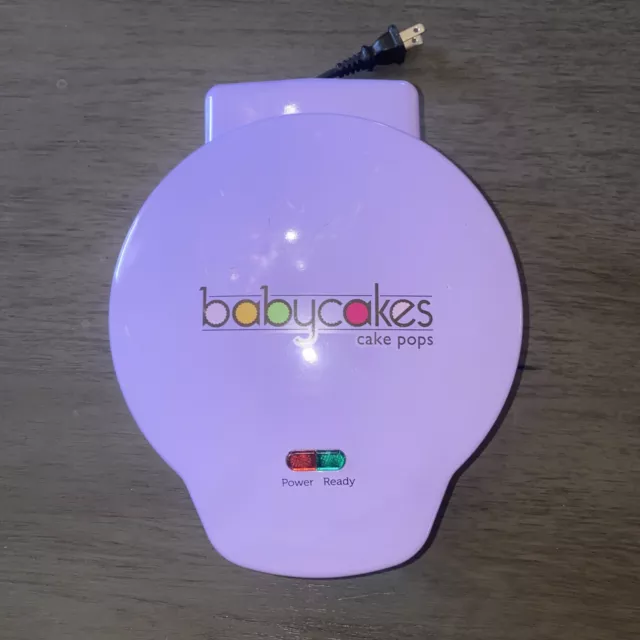 BabyCakes CP-12 Cake Pop Maker Purple Donut Hole 12 Mini Cake Dessert