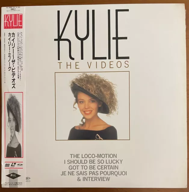 KYLIE MINOGUE - The Videos Very Rare Music Laserdisc Plus Bonus Posters