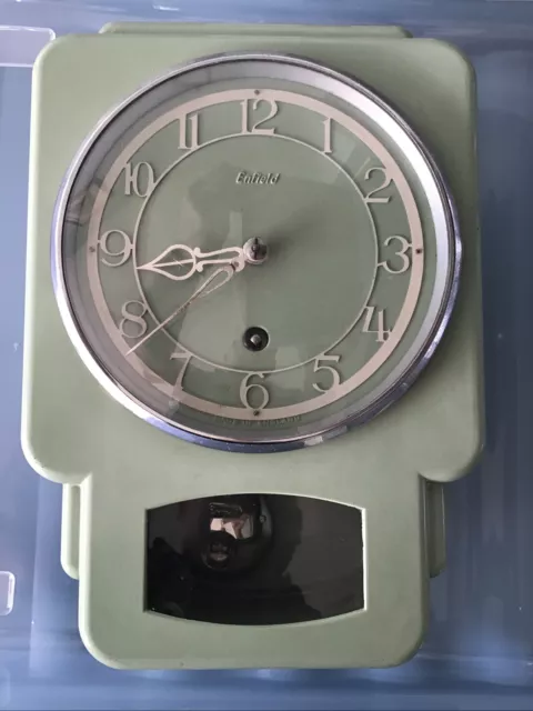 Enfield art deco wall clock vintage