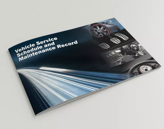 Vehicle Service Book - Blank History Book Maintenance Record Replacement Car Van