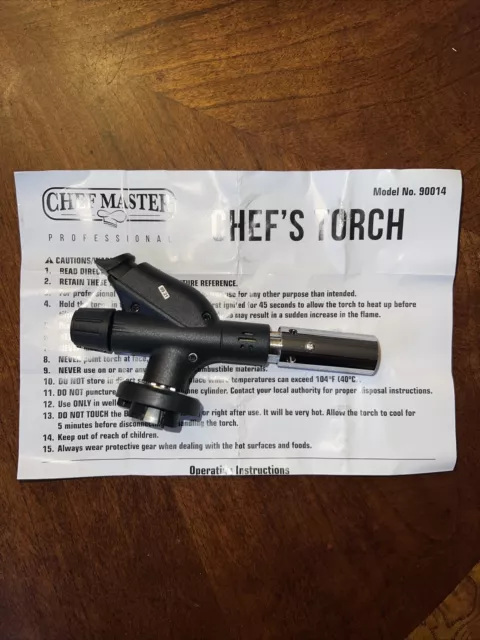 ChefMaster 90014 Butane Torch new without packaging