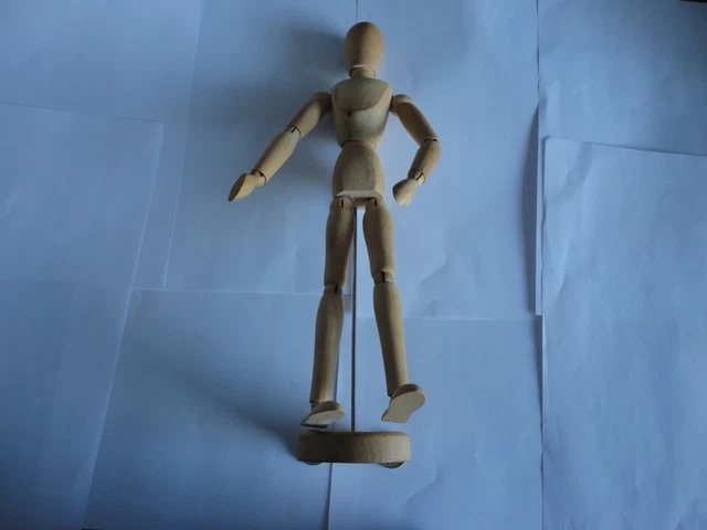 Artists Posable Modelling Wooden Articulated Figure X 300Mm High