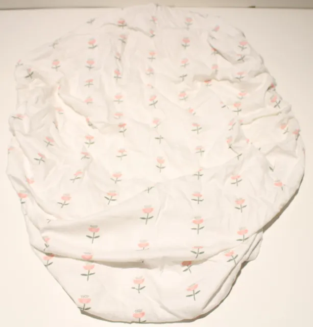 Sábana moisés ajustada para bebé Cambria algodón orgánico floral *Sin embalaje*