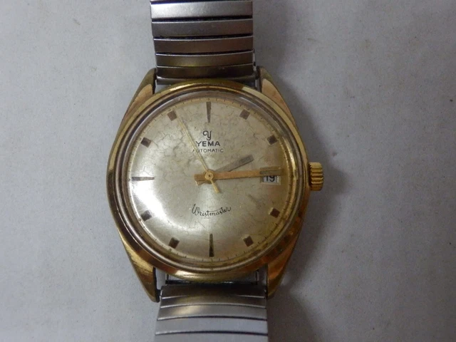 Montre Bracelet Yema Vintage – Quartz – Dorée – Pour Enfant – D'occasion