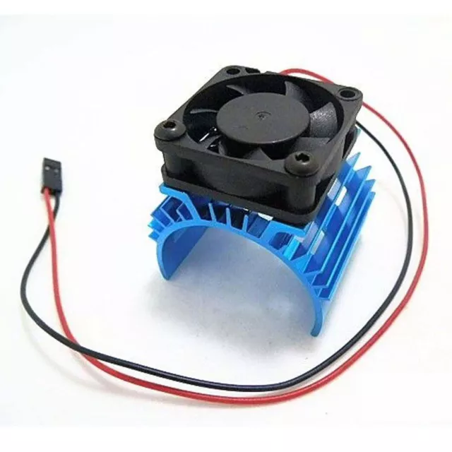 Aluminum Heat sink with 5V Cooling Fan for RC 1/10 Car 540 550 3650 Size Motor 2