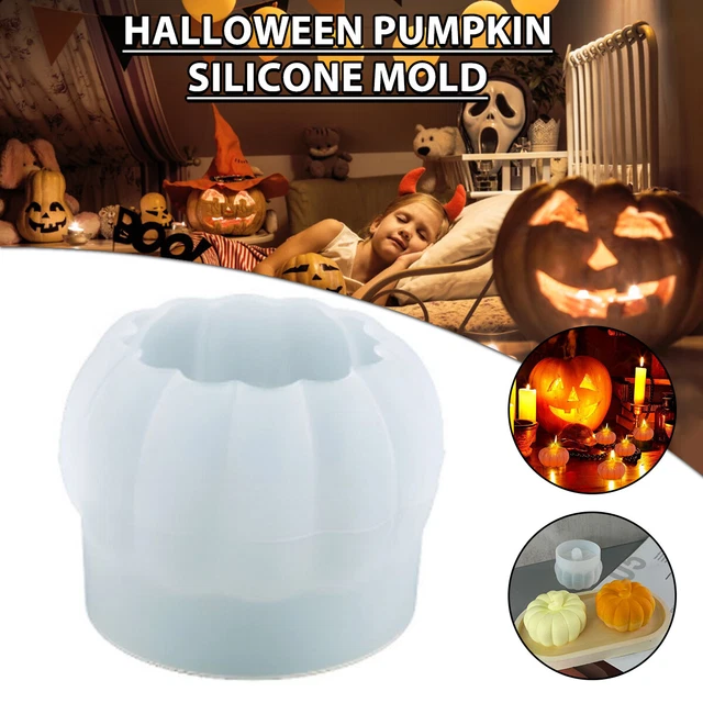 Stampo zucca liscio candela resina epossidica fare stampo Halloween B