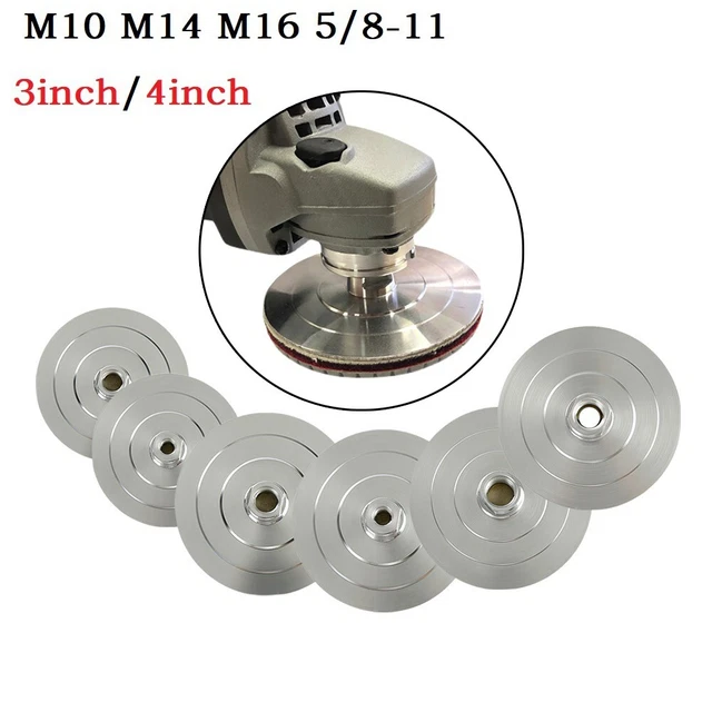 Leggero e Resistente 10.2cm Diamante Lucidatura a Tampone Supporto Sostegno M14