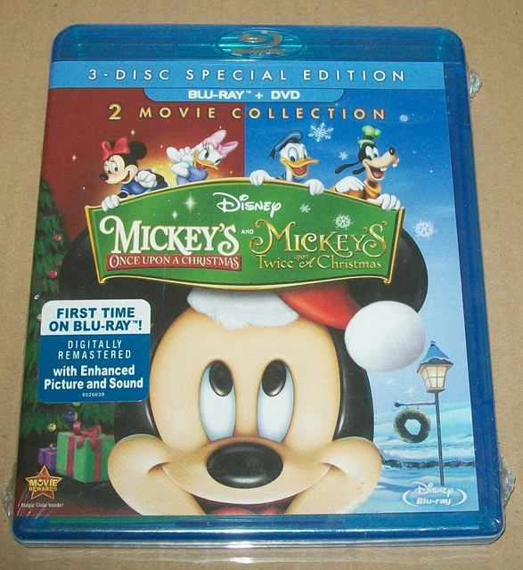 MICKEYS ONCE UPON a Christmas/Mickeys Twice Upon a Christmas Bluray