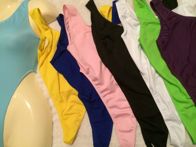 Sexy Thong Leotard bodysuit spandex/nylon  Size S/ M/ L **USA Seller**