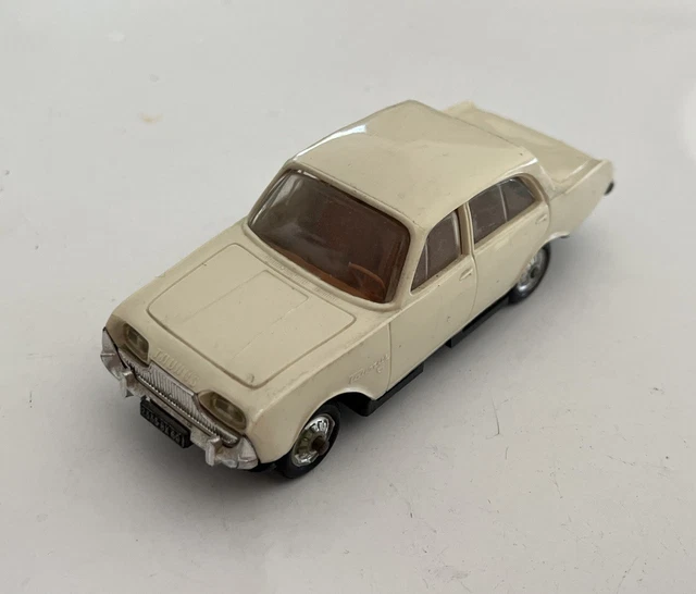 ANCIENNE BOITE NOREV PLASTIQUE CHASSIS TOLE PEUGEOT 403 E