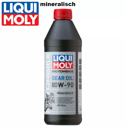 Liqui Moly Motorbike Getriebeöl 3821 80W-90 mineralisch 1Liter GL4 Gear Oil 1L