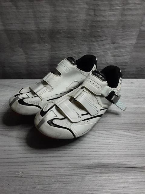 Shimano Dynalast Road bike shoes Men White UK Size 6.5 SPD SL Cleats
