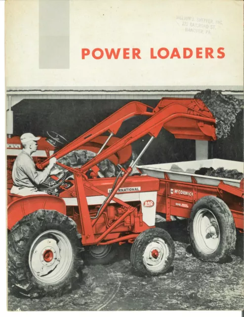 IH Power Loaders Farmall & International Tractors Brochure 240 340 460 560 B-275