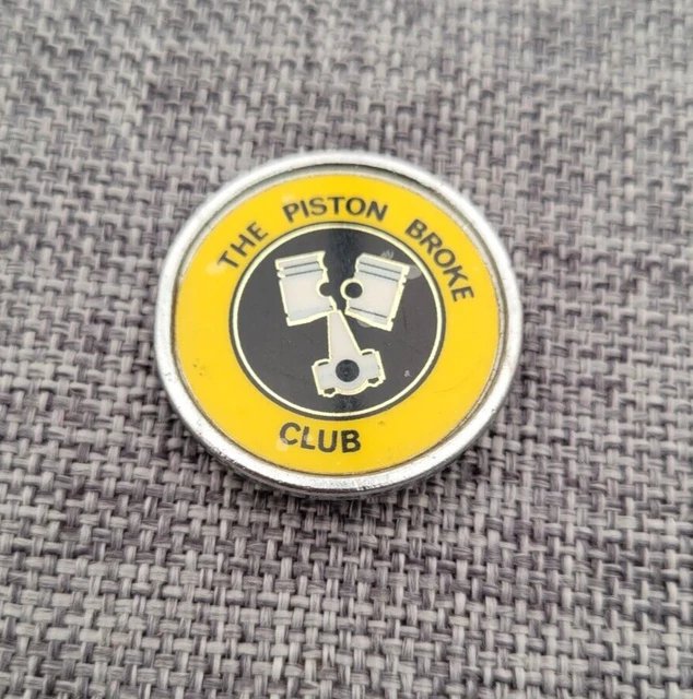 THE PISTON BROKE Club Cafe Racer Enamel Pin Badge £11.49 PicClick UK