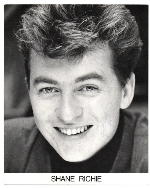 SHANE RICHIE (Early) Original Photo Hand Signed Autographed Eastenders - 10 x 8"