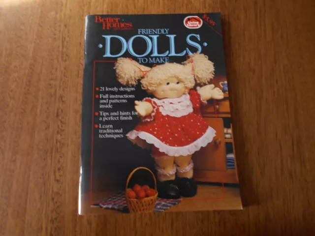 Better Homes And Garden - Friendly Dolls To Make - Good Condition -