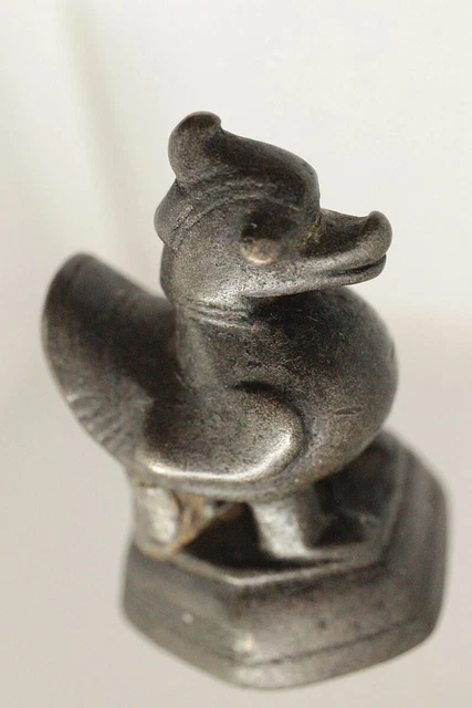 Antikes Opium Gewicht Bronze. Vogel, Hamsa Gans