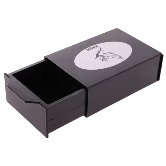 BOÎTE magique tours de magie boîte noire une boîte objets EUR 8,39