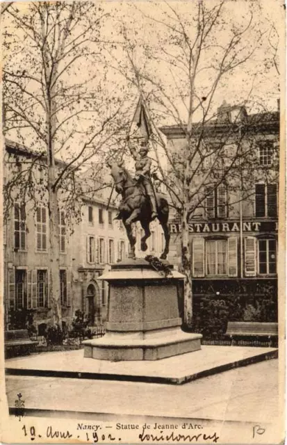 CPA NANCY Statue of Joan of Arc (680523)