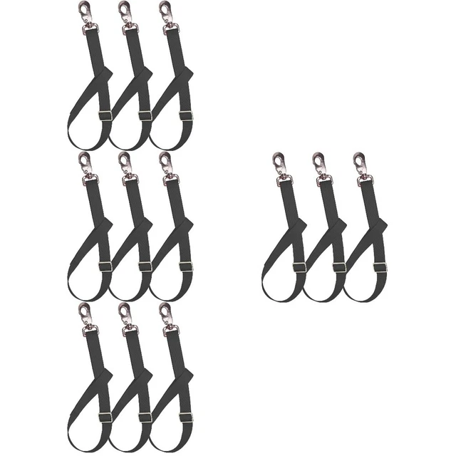 12 Pcs Wear- Resistant Feeder Hanger Portable Toilet Adjustable