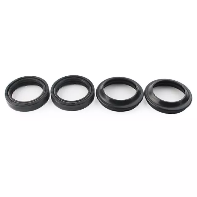 4x nero 33X45-8/10,5 mm ammortizzatore ruota anteriore moto forcella anello di tenuta polvere