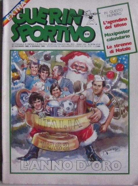 Guerin Sportivo N°28 De 1981 - Bagni, Rummenigge, Maradona, Poster McEnroe