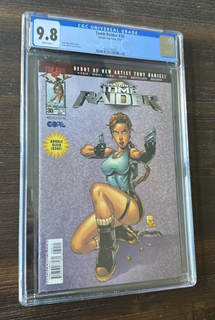Lara Croft Tomb Raider #30 Image/Top Cow 2003 9.8 WHITE Pages CGC Graded