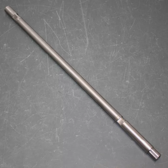 Stainless Steel Rotary Motor Shaft, 480mm x 17mm Flat x 15mm Keyed x M6 Thread