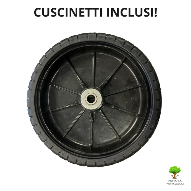 Ruota Posteriore Tagliaerba Rasaerba CASTELGARDEN STIGA 210 Mm 481007318/1 ORIGI